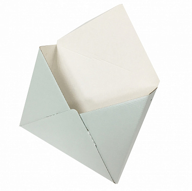 Коробки конверты "Классик", цвет аквамарин