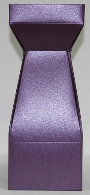 Ваза фигурная цвет фиолетовый