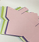Коробки конверты "Классик", цвет аквамарин